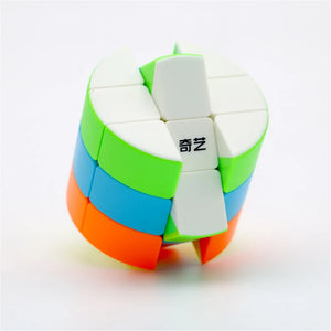 QiYi Cylinder Cube, a unique cylindrical twist puzzle with smooth turning.