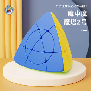 SengSo Crazy Pyraminx V2, a unique and challenging twist puzzle with a crazy shape-shifting design for advanced solvers