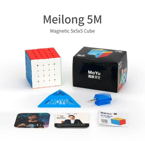 MoYu MeiLong M Series, a collection of high-performance magnetic cubes designed for smooth and fast solving."