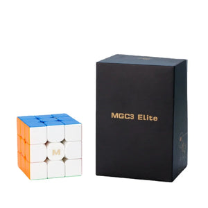 MGC 3 Elite V2 M, a high-performance 3x3 magnetic speed cube designed for smooth and fast solving.