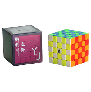 YJ YuChuang V2M, a magnetic and fast 3x3 speed cube designed for smooth and precise solving.