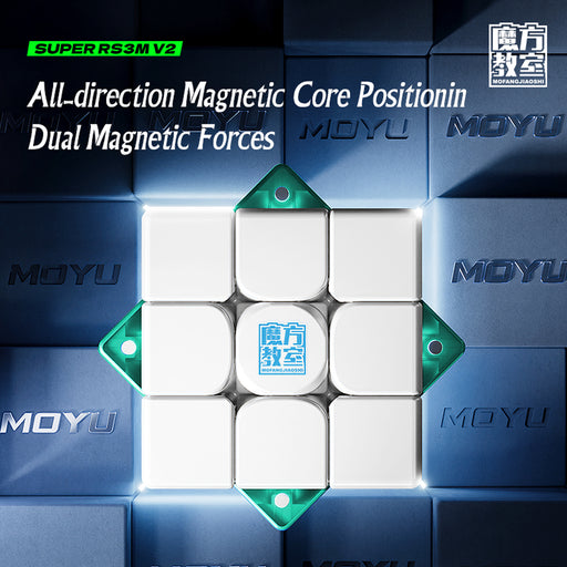 [PRE-ORDER] Moyu Super RS3M V2 Magnetic UV 3x3 Speed Cube - DailyPuzzles
