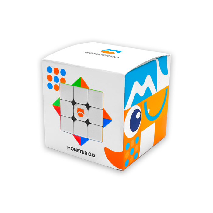 MonsterGo EDU 3x3 Magnetic Speed Cube - DailyPuzzles