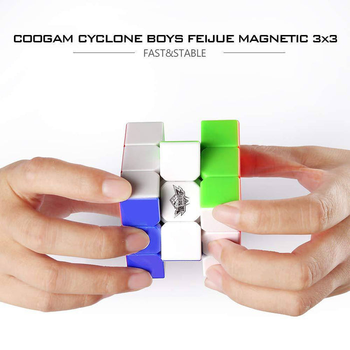 Cyclone Boys FeiJue 56mm Magnetic 3x3 Magnetic Speed Cube Puzzle - DailyPuzzles