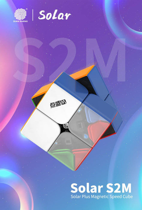 DianSheng Solar S Magnetic 2x2 Speed Cube - DailyPuzzles