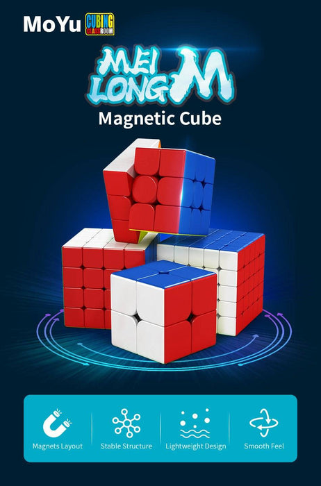 MoFang Jiaoshi Meilong 4x4 M Speed Cube Puzzle - DailyPuzzles