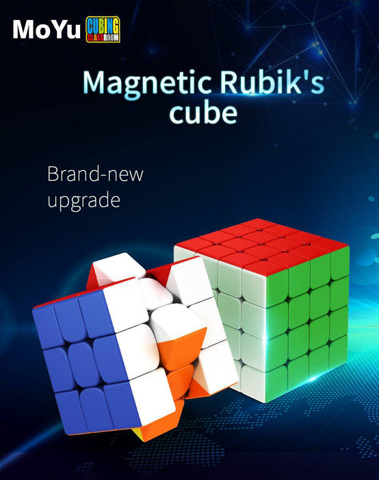 MoFang Jiaoshi RS4M 2020 Edition 4x4 62mm Magnetic Speed Cube - DailyPuzzles
