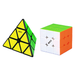 QiYi MS Starter Pack - 3x3 & Pyraminx Speed Cube Bundle - DailyPuzzles
