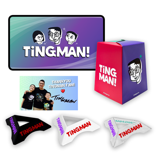 Tingman Bundle - Mat, Cover, 3 Stands + Signed Collectors Card! - DailyPuzzles