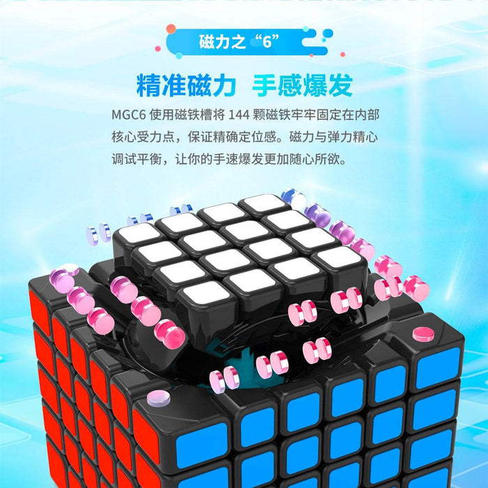 YongJun (YJ) MGC M 65mm 6x6 Speed Cube Puzzle - DailyPuzzles