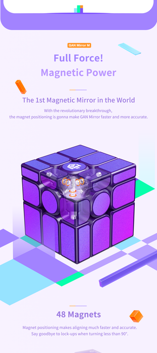 [PRE-ORDER] GAN Mirror Magnetic Cube - DailyPuzzles