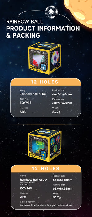 QiYi Rainball Cube 12 Holes - DailyPuzzles