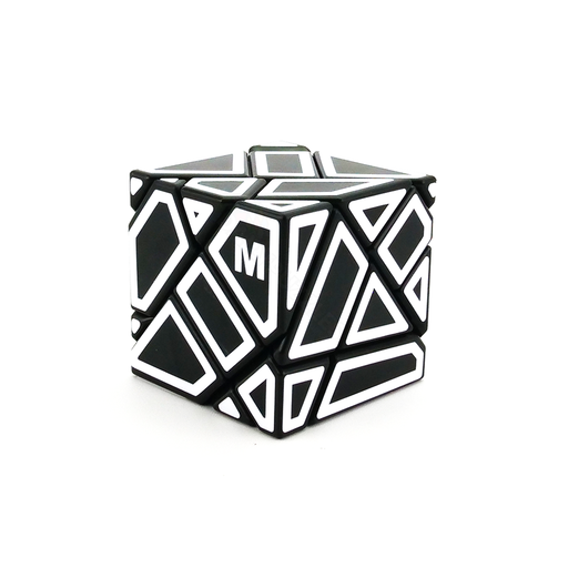[PRE-ORDER] Ghost Cube 3x3 Twisty Puzzle - Black & White - DailyPuzzles